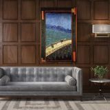 Vincent Van Gogh Japonaiserie The Brdige in the Rain After Hiroshige Abstract Canvas Wall Art