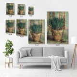 Vincent Van Gogh Painting Flower Pot with Chives Abstract Canvas Wall Art - Image 6