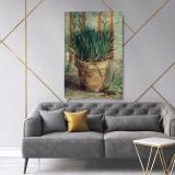 Vincent Van Gogh Painting Flower Pot with Chives Abstract Canvas Wall Art - Image 2