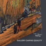 Vincent Van Gogh Painting The Alyscamps Abstract Canvas Wall Art - Image 7