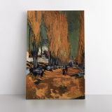Vincent Van Gogh Painting The Alyscamps Abstract Canvas Wall Art - Image 5