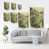 Vincent Van Gogh Painting The Garden with Flowers Abstract Canvas Wall Art - Image 6