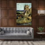 Vincent Van Gogh Original Painting The Old Mill Abstract Canvas Wall Art - Image 6