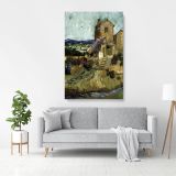 Vincent Van Gogh Original Painting The Old Mill Abstract Canvas Wall Art - Image 8