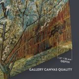 Vincent Van Gogh Painting Pink Peach Tree In Blosom Abstract Canvas Wall Art - Image 2