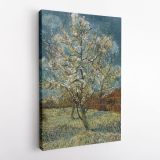 Vincent Van Gogh Painting Pink Peach Tree In Blosom Abstract Canvas Wall Art - Image 3