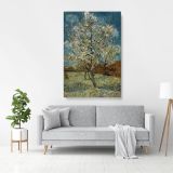 Vincent Van Gogh Painting Pink Peach Tree In Blosom Abstract Canvas Wall Art - Image 8