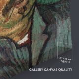 Vincent Van Gogh Painting Portrait Of A One-Eyed Man Abstract Canvas Wall Art - Image 7