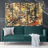 Famous Jackson Pollock Abstract Painting Photo Print on Canvas Home Decor Wall Mural Hangings - Image 5