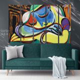 Pablo Picasso Jeune Fille Endormie Famous Artistic Modernism Canvas Wall Art - Image 4