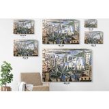 Pablo Picasso Painting: Baie De Cannes Artistic Modernism Canvas Wall Art - Image 6