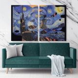 Vincent Van Gogh Most Famous Artworks in History Canvas Wall Art - Image 2
