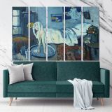 Pablo Picasso: The Blue Room Painting Artistic Modernism Canvas Wall Art - Image 5