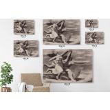 Pablo Picasso: Two Women Running on the Beach Artistic Modernism Canvas Wall Art - Image 7