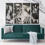 Guernica Painting by Pablo Picasso Artistic Modernism Painting by Pablo Picasso Canvas Wall Art - Image 4