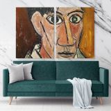 Autorretrato 1907 Painting by Pablo Picasso Artistic Modernism wall art by Pablo Canvas Wall Art - Image 2