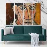 Autorretrato 1907 Painting by Pablo Picasso Artistic Modernism wall art by Pablo Canvas Wall Art - Image 4