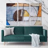 Abstract Art Painting Photo Print on Canvas with Frame Artworks Home Decor Wall Posters Canvas Gift - Image 3