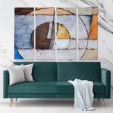 Abstract Art Painting Photo Print on Canvas with Frame Artworks Home Decor Wall Posters Canvas Gift - Image 4