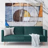 Abstract Art Painting Photo Print on Canvas with Frame Artworks Home Decor Wall Posters Canvas Gift - Image 5
