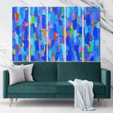 Home Decor Abstract Art Painting Photo Print on Canvas with Frame Artworks Wall Mural Hangings Gift - Image 5