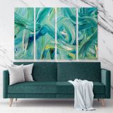 Abstract Artworks Painting Photo Print on Canvas with Frame Acrylic Wall Posters Mural Hangings Gift - Image 4
