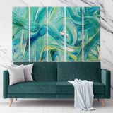 Abstract Artworks Painting Photo Print on Canvas with Frame Acrylic Wall Posters Mural Hangings Gift - Image 5