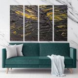 Abstract Artworks Painting Photo Print on Canvas with Frame Acrylic Wall Posters Mural Hangings Gift - Image 4