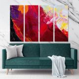 Abstract Art Painting Canvas Photo Print on Canvas with Frame Artworks Wall Mural Hangings Gift - Image 4
