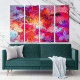 Abstract Art Painting Canvas Photo Print with Frame Artworks Wall Posters Mural Hangings Canvas Gift - Image 4