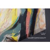 Eye of Model with Colourful Art Abstract Art Painting Canvas Photo Print Home Decor Wall Mural - Image 6