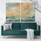 Magic Hour Acrylic Canvas Paint Photo Abstract Artworks Wall Posters Mural Hangings - Image 2