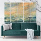 Magic Hour Acrylic Canvas Paint Photo Abstract Artworks Wall Posters Mural Hangings - Image 5