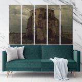 Old Cemetery Church Tower at Nuenen by Vincent Van Gogh Dutch Painter Original wall Canvas Wall Art - Image 5
