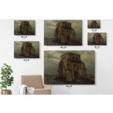 Old Cemetery Church Tower at Nuenen by Vincent Van Gogh Dutch Painter Original wall Canvas Wall Art - Image 6