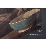 Still Life With Three Bottles And Earthenware Vessel by Vincent Van Gogh Dutch Canvas Wall Art - Image 8