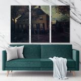 The Parsonage At Neunen by Vincent Van Gogh Dutch Painter Original Canvas Wall Art - Image 3