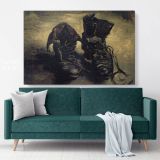 A Pair Of Shoes Painting by Vincent Van Gogh Dutch Painter Original Canvas Wall Art - Image 6