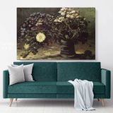 Vase With Daisies Painting by Vincent Van Gogh Dutch Painter Original wall art by Canvas Wall Art - Image 6