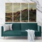 Montmartre Quarry The Mills Painting by Vincent Van Gogh Dutch Painter Original wall Canvas Wall Art - Image 4