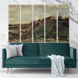 Montmartre Quarry The Mills Painting by Vincent Van Gogh Dutch Painter Original wall Canvas Wall Art - Image 5