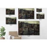 View Of The Roofs Of Paris Painting by Vincent Van Gogh Dutch Painter Original Canvas Wall Art - Image 7