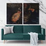 A Pair Of Shoes One Shoe Upside Down Painting by Vincent Van Gogh Dutch Painter Canvas Wall Art - Image 2