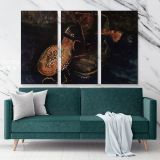 A Pair Of Shoes One Shoe Upside Down Painting by Vincent Van Gogh Dutch Painter Canvas Wall Art - Image 3