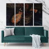 A Pair Of Shoes One Shoe Upside Down Painting by Vincent Van Gogh Dutch Painter Canvas Wall Art - Image 4