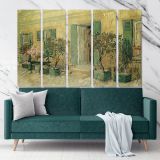 Restaurant At Asnieres Painting by Vincent Van Gogh Dutch Painter Original Canvas Wall Art - Image 5