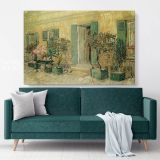 Restaurant At Asnieres Painting by Vincent Van Gogh Dutch Painter Original Canvas Wall Art - Image 6