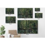 Trees and Under Growth Painting by Vincent Van Gogh Dutch Painter Original wall art Canvas Wall Art - Image 7