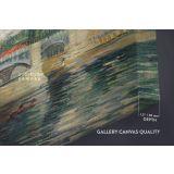 The Seine With The Pont De La Grande Jatte Painting by Vincent Van Gogh Dutch Canvas Wall Art - Image 8