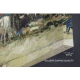 Encampment Of Gypsies With Caravans Painting by Vincent Van Gogh Dutch Painter Canvas Wall Art - Image 8
